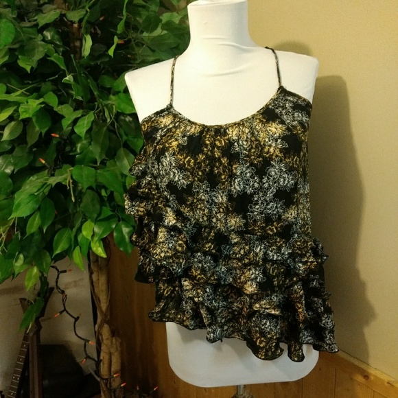 Free People asymmetrical tiered tank top (62) - Picture 5 of 8